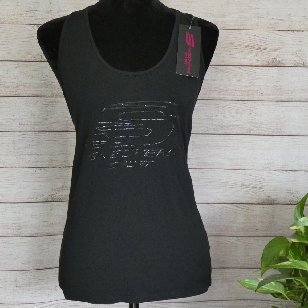 NEW SKECHERS SPORT XL Black Workout Tank